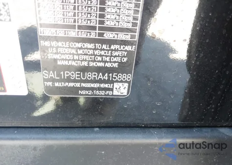 2024 Land Rover Range Rover Sport Se из США, поврежденный, VIN SAL1P9EU8RA415888